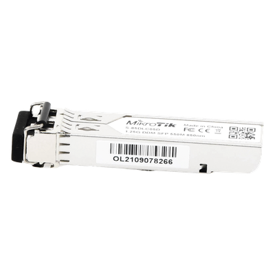 S-85DLC05D - Mikrotik S-85DLC05D red modulo transceptor 1250 Mbit/s SFP 850 nm