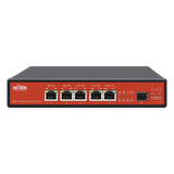WI-PS306GF-UPS-15A-V2 - Controlador Solar con Switch PoE Industrial / 1 Puerto 802.3bt 90W / 2 Puertos 802.3af/at 30W / 2 Puertos PoE Pasivo 24/48 Vcc 24W / Puerto SFP / 15A / Entrada 45 Vcc