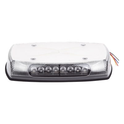 X-5590CB - Mini Barra de Luces LED / Cobertura 360° / Óptica TIR de Largo Alcance / 18 Patrones Flash / IP65 / SAE J845 Clase II / 12-24V DC