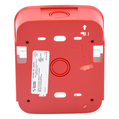 SBB-RL - System Sensor Caja de Montaje en Pared / Para Sirena / Color Rojo SBB-RL