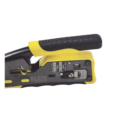 VDV226-110 - Ponchadora/Pelacables/Cortacables / Conectores Pass-Thru RJ45 / RJ11/RJ12 Estándar / Matraca Ciclo Completo / 28-22 AWG