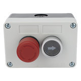 XBS-SW-23 - Botonera de Control / Doble Canal / IP40 / Contactos NC/NO / -20 a 50 °C / Barreras y Operadores Vehiculares