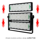 JLREP200 - Reflector LED 200 W /350 x 250 mm / 85 - 265 Vca~ 50/60Hz / TCC 6 500 K / Uso en exterior.