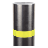 XB-900-F - Bolardo Fijo / Acero Inoxidable 304 / 900 mm (35.4 in) / Diámetro 114 mm / Espesor 2 mm / Acabado Pulido