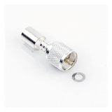 RFU-507-ST - Rf Industries,Ltd Conector UHF Macho / Anillo Plegable / Bronce Plateado RFU-507-ST