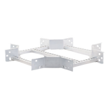 CHXE8R8X12AK - Charofil Derivación "X" Horizontal de Aluminio Perfil Z / Peralte 3 1/4" / Ancho 12"/ Radio 8"