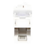 U6A-H02NS - Jack / Cat6A UTP / Montaje Híbrido Plano y Angulado / Terminación 110 / Industrial -10 a 60°C / UL 94 V-0