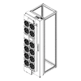 10630-201 - Enfriador de Puerta Trasera para Rack 42U / 800W Agua Refrigerada / 12 Ventiladores DC Hot-Swap / Ethernet SNMP Modbus / Hoffman RackChiller RDHX PRO