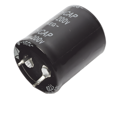 CAD-4706JMS-001 - Capacitor de Aluminio / 470μF / 200V / ±20% / 1.45A RMS / 25mm Ø / 1000h @ 105°C