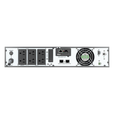 U02N11V - UPS Online Doble Conversión / 2000 VA / 2000 W / Factor de Potencia 1.0 / 6 Tomas NEMA 5-20R / 2 UR Rack / Onda Senoidal Pura / Voltaje Seleccionable 100-125 Vca