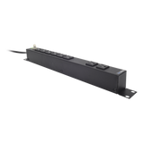 HTCM-1U - LinkedPRO HTCM-1U unidad de distribución de energía (PDU) 8 salidas AC Negro
