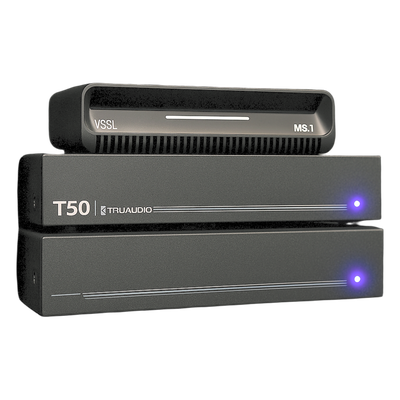 MS1/T50 - Truaudio Amplificador y Streamer de Audio Modular / PoE o USB-C / HDMI eARC MS1/T50