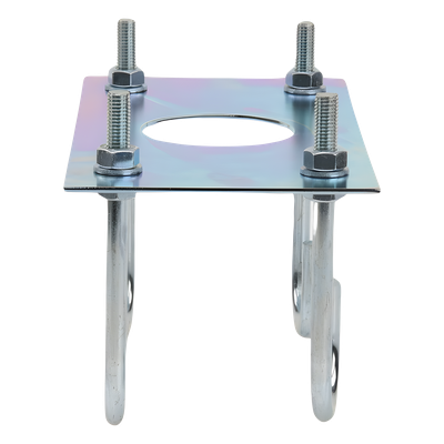 490073 - Base de anclaje / Barrera vehicular / Compatible FAAC 615 490073