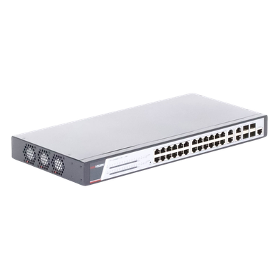 DS-3E2528P(B) - Hikvision Switch Administrable PoE+ / 24 Puertos Gigabit PoE+ / 4 Puertos Gigabit DS-3E2528P(B)