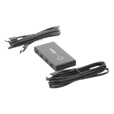 30768 - Ugreen 30768 hub de interfaz USB 3.2 Gen 1 (3.1 Gen 1) Type-A 5000 Mbit/s Negro