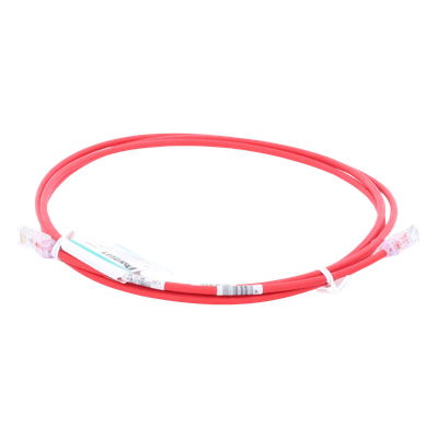 UTP28X7RD - Cable de Parcheo UTP / Cat6A / 28AWG / CM-LSZH / 2.13 m (7 ft) / Rojo