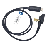 TXCP1862I - Cable Programador USB / Conector USB-A a Multipin Tipo Peineta / Compatibilidad Windows 98 a 11 / Material PU Negro Profesional / Más de 20 Modelos Icom Serie IC-F