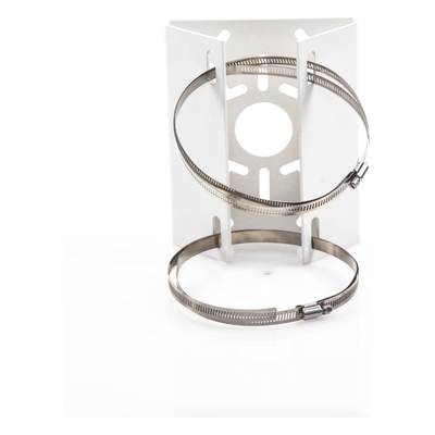 XGAMPOLE - Soporte Universal para Poste / Acero Resistente a la Intemperie / Carga 10 kg / Dimensiones Compactas 200x155x72 mm / Interior/Exterior