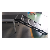 YSL1 - Escalera para Tarima / Altura Ajustable 100-170 cm (3.3-5.6 ft) / Ancho 100 cm (3.3 ft) / Superficie Antideslizante / Aluminio / Compatible Tarimas YS4