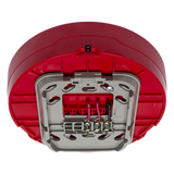 WAV-CRL - Base AV inalámbrica direccionable / Montaje en techo / Color rojo / Red malla Clase A / Serie L System Sensor / Paneles ES-200X, MS-9600