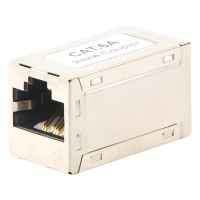 LP-KJ-6A-47 - Acoplador STP / Cat6A / RJ45 Hembra a Hembra / Blindado / 2 Puertos / 10GBase-T