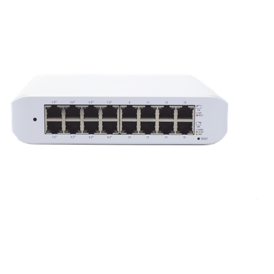 USW-LITE-16-POE - Ubiquiti UniFi Switch Lite 16 PoE L2 Gigabit Ethernet (10/100/1000) Energía sobre Ethernet (PoE) Bla