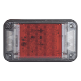 XLTE2345R - Luz de Advertencia LED / 66 LEDs / 7x4 Pulgadas / 12 VCC / 10 Patrones de Destello / Montaje Permanente