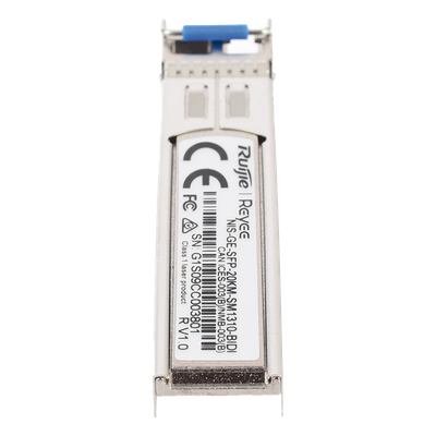 NIS-GE-SFP-20KM-SM1310-BIDI - Ruijie Transceptor SFP Industrial / BIDI Monomodo / 1 Gbps NIS-GE-SFP-20KM-SM1310-BIDI