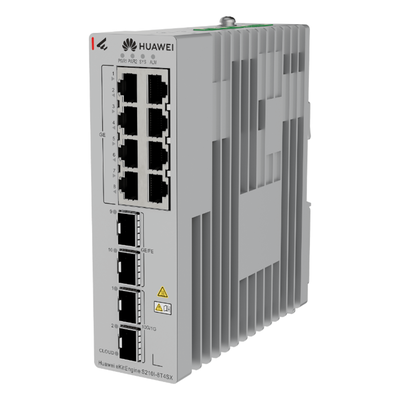 S210I-8T4SX - Huawei Switch Industrial / 8 Puertos RJ45 Gigabit / 2 SFP + 2 SFP+ 10G S210I-8T4SX