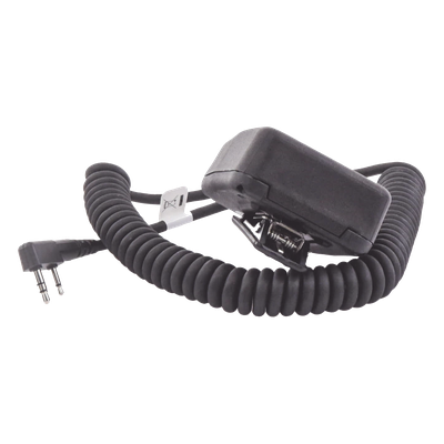 V2-S2KA11111 - Micrófono-Bocina para Radio Portátil / IP68 Sumergible 1 m (3.3 ft) / MIL-STD-810 / PTT 1 Millón Ciclos / Cancelación de Ruido / Audio Mejorado