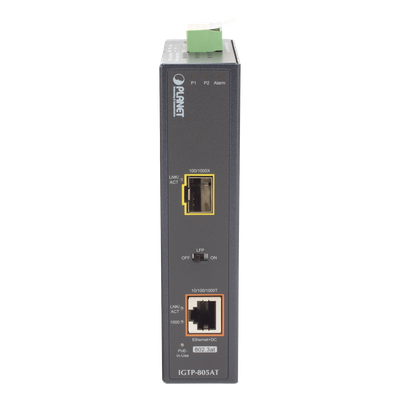 IGTP-805AT - PLANET IGTP-805AT convertidor de medio 2000 Mbit/s 1310 nm Azul