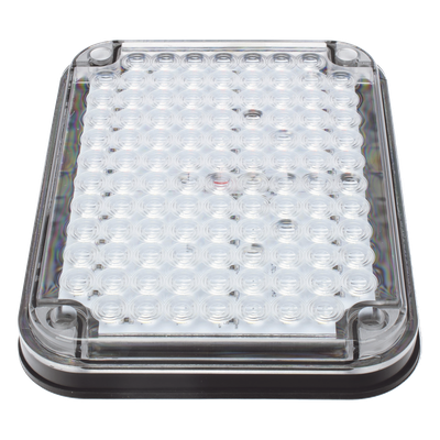 XLTE515RW - Luz de Advertencia LED / 104 LED de Alta Intensidad / 9x7" / Bicolor Rojo/Claro / 12 VCC / 10 Modos de Destello / Mica de Policarbonato