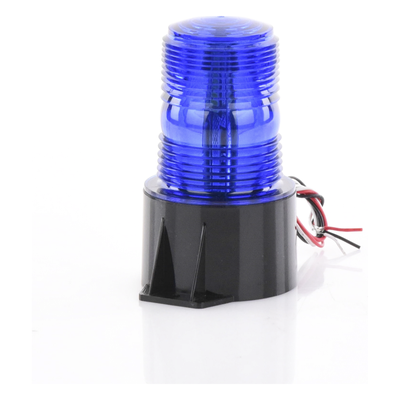 X62B - Mini Burbuja de LED / 12-80 VCC / IP66/67 / 3.9 x 4.9 in / SAE J845 Clase III / Azul