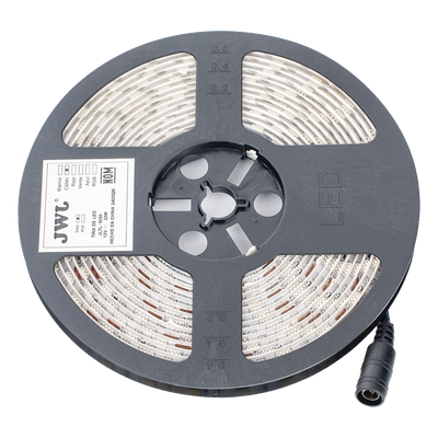 JLTL-5050-IP65-C - Tira Led de 5 m / Cálido / Uso Exterior / Potencia 22 W / 900 lm/ 12 V CD / IP 65.
