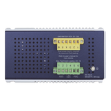IGS-6329-8UP2S2X - PLANET IP30 DIN-rail Industrial L3 Gestionado Gigabit Ethernet (10/100/1000) Energía sobre Ethernet (PoE) Azul, Gris