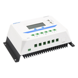 VS-6024-AU - Controlador Solar PWM / 60A / 12/24V Auto / Doble USB / Pantalla LCD / VOC 50V / Tierra Positivo Común / Entrada 9V-32V