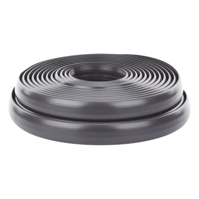 FLEXIDUCTHO-BK-25 - Thorsman Canaleta Flexible para Piso / Media Caña / Área 305 mm² FLEXIDUCTHO-BK-25