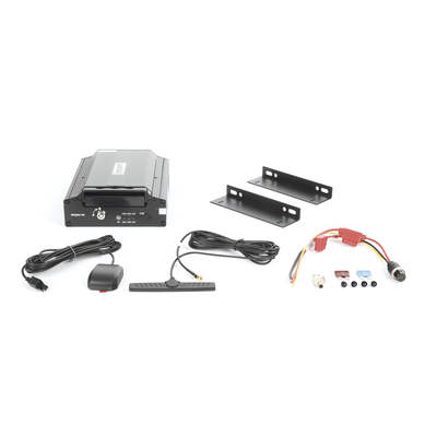 XMR401NAHDS - DVR Móvil / 4 Canales AHD 2 Megapixel + 1 Canal IP / H.265 / Chip IA Embebido / ADAS y DSM / 4G / WiFi / GPS / HDD hasta 2 TB / -40 °C a 70 °C (-40 °F a 158 °F)