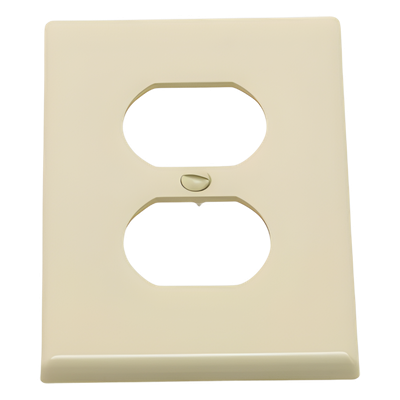 HUB-P8I - Hubbell Placa de Pared / Contacto Duplex / Policarbonato HUB-P8I