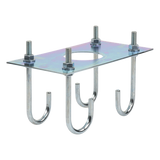490073 - Base de anclaje / Barrera vehicular / Compatible FAAC 615 490073