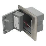TH-MCRA - Caja de Piso / IP66 Cerrada / 120 kg Carga / 17.4x14.3x8 cm / Aluminio / TIA/EIA
