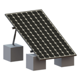 VEKTOR8R1M - Montaje para Panel Solar / Riel de 1.4 m (4.6 ft) / Aluminio Anodizado / Resistencia al Viento 136 km/h / Aterrizaje Integrado / Módulos 35 mm
