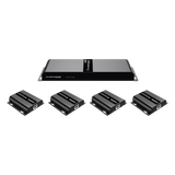 TT-314-HDBITT - Extensor y Divisor HDMI / 1 Entrada a 4 Salidas / 1080P @ 60 Hz / Alcance 120 m (393.7 ft) / Cat 6/6a / PoC / IR Bidireccional