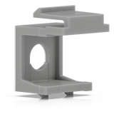 UACC-KEYSTONE-BLANK-INSERT-TH - Inserto Keystone Ciego Pasante / Snap-In / 12 Piezas / Gestión de Cableado / 6.3 x 14.6 x 18 mm
