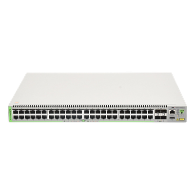AT-GS980M/52-10 - Allied Telesis Switch Administrable Capa 3 / 48 Puertos 10/100/1000Mbps / 4 SFP Gigabit