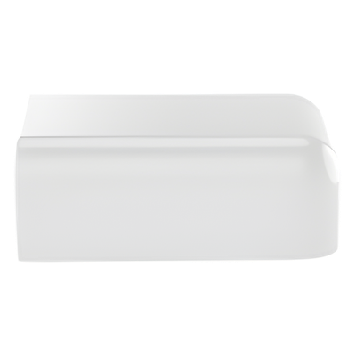 ECF5WH-E - Tapa Final, para uso con canaleta LD5, material ABS, Color Blanco