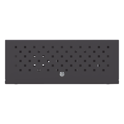 GAB-VID4 - Epcom Industrial Gabinete Metálico de Seguridad para DVR/NVR. Tamaño Max. de DVR/NVR: 440 x 177