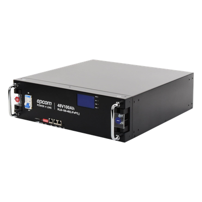 RLB-100-48 - Epcom Powerline Batería de Litio de 4.8 Kwh, 48 Vcc, 100 Ah, 3U de Montaje en Rack con Pantalla