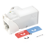 Z6A-02B - Jack Cat6A / UTP / Montaje Híbrido Plano-Angulado / Alta Densidad / Blanco / Versión Bulk