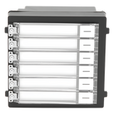 DS-KD-KK - Hikvision Módulo de Botones para Videoportero Modular / 6 Botones / Montaje Empotrado